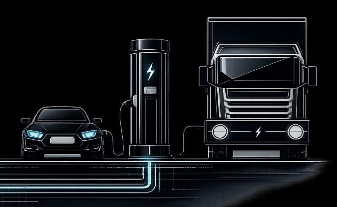 Facility and vehicles powered entirely by the grid